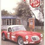 cover of MG Owners Club magazine shot in Texas