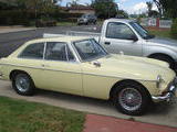1967 MG MGB GT Primrose Yellow Ben E