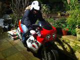 1988 Suzuki MC GSX R400 Red White Black Adam Bradley