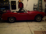 1965 MG Midget Red dwayne rigsby
